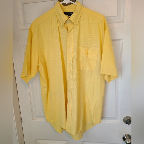 Ralph Lauren Men's Classic Golf Shirt, Size: XL Color: Yellow - Picture 2 of 13